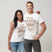 Steun uw lokale bakker patissier banketbakker t-shirt (Unisex)