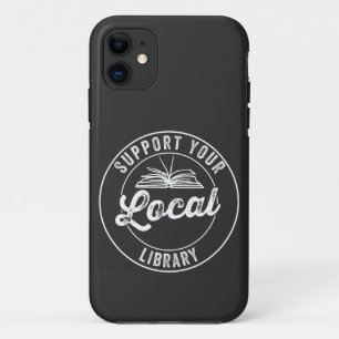 steun uw lokale bibliotheek T-Shirt Magnet iPhone 11 Hoesje