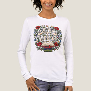 Steun uw lokale bibliotheek Tri-Blend shirt
