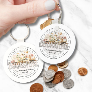 Steun uw lokale boekwinkel Book Club Custom Sleutelhanger