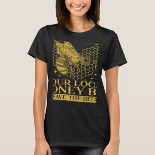 Steun uw lokale honingbijen om bijen te redden t-shirt