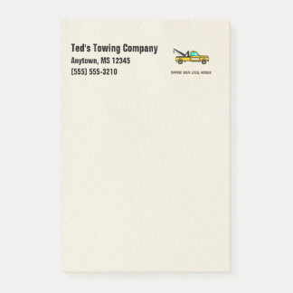 Steun uw lokale takelwagen met humor    post-it® notes