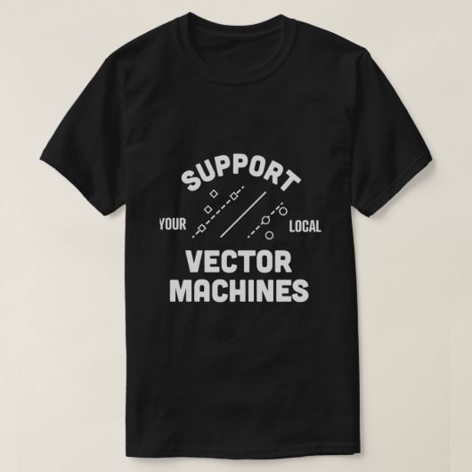 Steun uw Lokale Vectormachines Triblend T-shirt (Design voorkant)