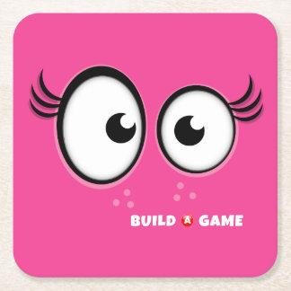 Steun voor beker vierkante kartonnen onderzetter