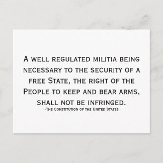 Steun voor het behoud van de vrijheid! briefkaart