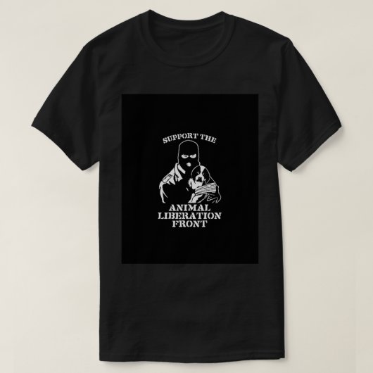 Steun voor het Dierenbevrijdingsfront Graphic T-Sh T-shirt (Design voorkant)