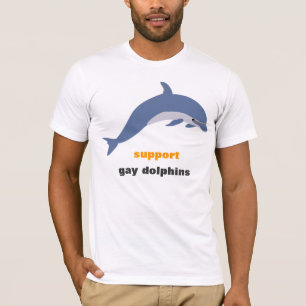 steun voor homoseksuele dolfijnen t-shirt