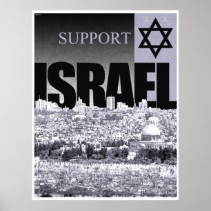 Steun voor Israël Poster