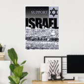 Steun voor Israël Poster (Thuiskantoor)