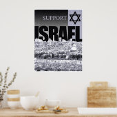 Steun voor Israël Poster (Keuken)