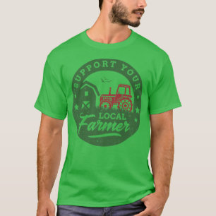 Steun voor landbouwers die Boerderijen telen T-shirt