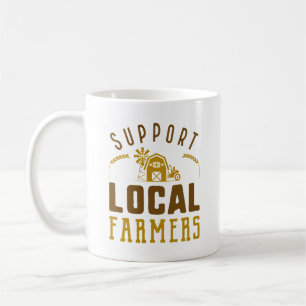 Steun voor lokale landbouwers koffiemok