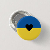 Steun voor Oekraïne, Oekraïense kerncentrale onder Ronde Button 3,2 Cm (Voorkant /achterkant)