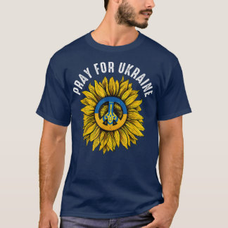 Steun voor Oekraïne - Stand I met Oekraïne - Zonne T-shirt