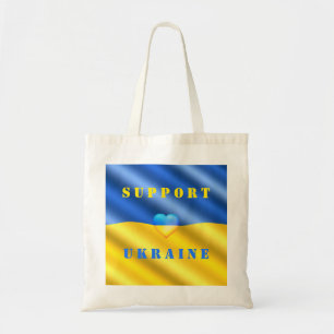 Steun voor Oekraïne - Vrijheidvrede - vlag van Oek Tote Bag