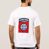 steun voor onze troepen in Irak T-shirt (Achterkant)