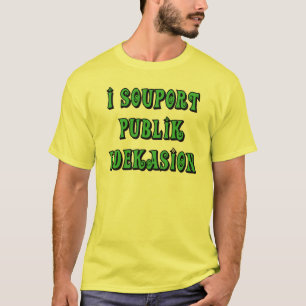 Steun voor T-shirts voor openbaar onderwijs