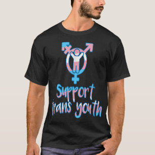 Steun voor transjeugdbescherming Kinder LGBT Trans T-shirt