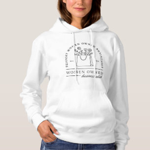 Steun vrouwen eigendom bedrijven gemeenschap esthe hoodie