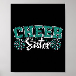Steun zus mijn favoriete cheerleader noemt me zus poster