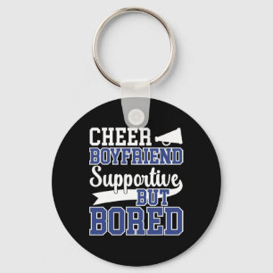 Steunende vriend van cheerleader, maar cheerleader sleutelhanger