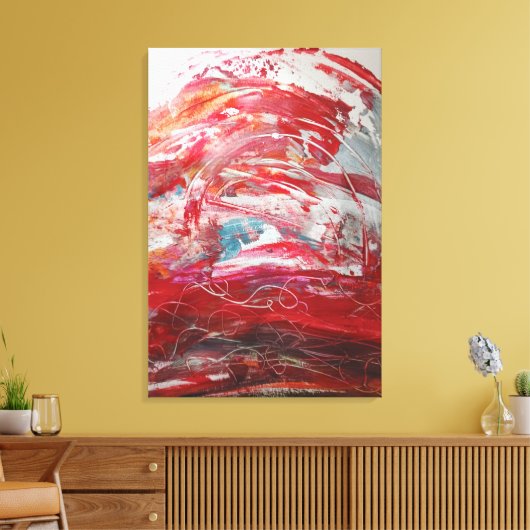 Steunintensiteit Canvas Afdruk (Insitu (Woonkamer))