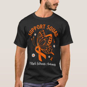 Steunploeg multiple sclerose bewustzijn oranje t-shirt