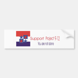 Steunproject 9-12 bumpersticker