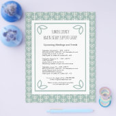 Steunpunt 'Rustic Leaves' Nieuwsbrief Flyer (Enkel)