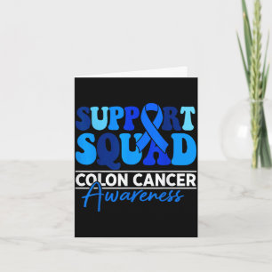 Steunteam colorectaal darmkanker bewustzijn kaart
