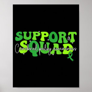 Steunteam Groen Lint Cerebrale Parese Poster