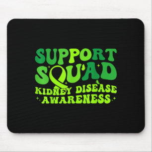 Steunteam groene lint vlinder pkd nier muismat