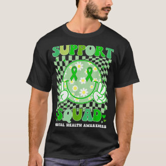 Steunteam Mental Health Awareness Mannen Vrouwen T-shirt