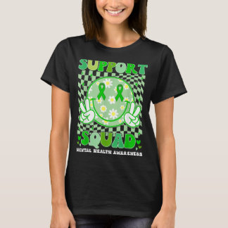 Steunteam Mental Health Awareness Mannen Vrouwen T-shirt