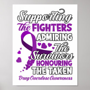 Steunvechter die overdosis ingenomen stof eert poster