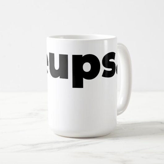 Steups Mug - Black (Devant droit)