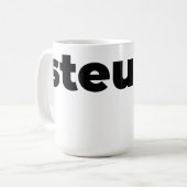 Steups Mug - Black (Devant gauche)