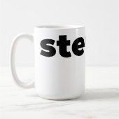 Steups Mug - Black (Gauche)