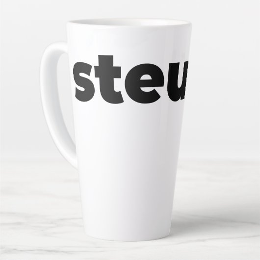 Steups Mug - Black (Angle gauche)