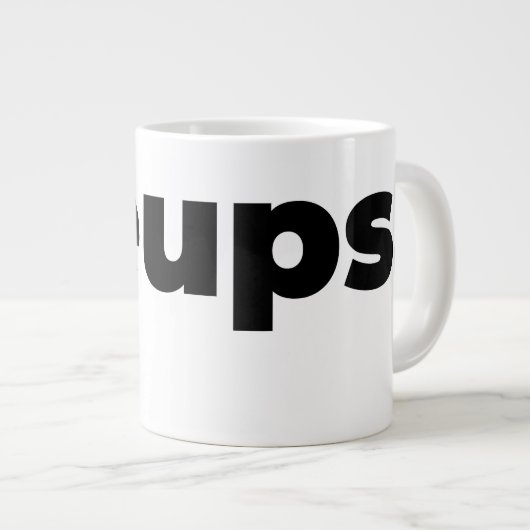 Steups Mug - Black (Devant droit)