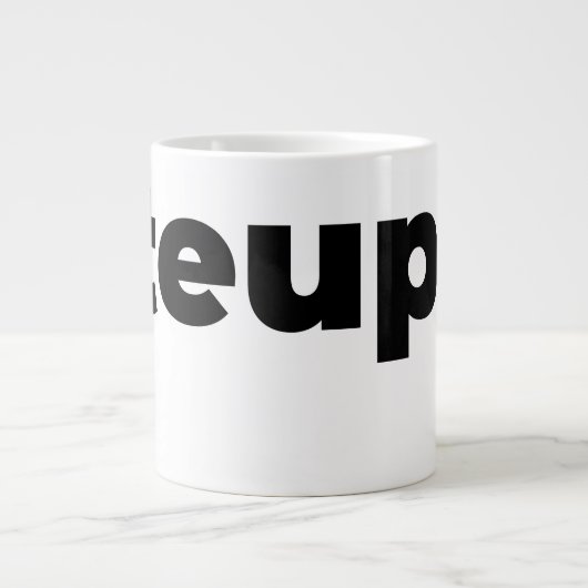 Steups Mug - Black (Devant)