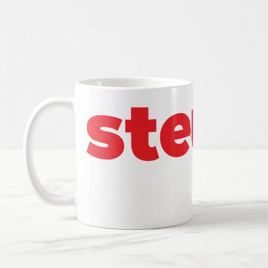 Steups Mug - Red (Gauche)
