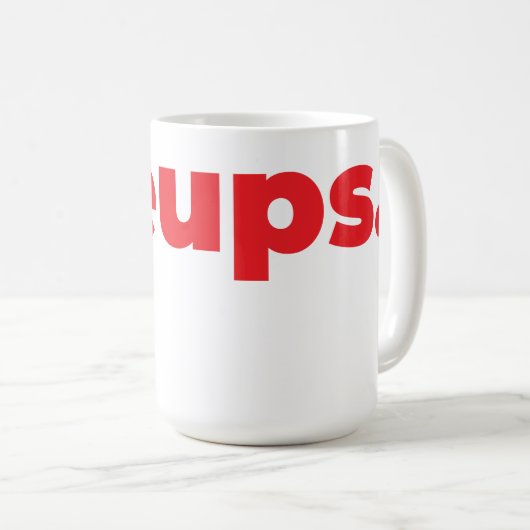 Steups Mug - Red (Devant droit)