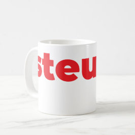 Steups Mug - Red Koffiemok