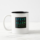 Steve Allen Photo 11 oz Two-Tone Mok (Links)