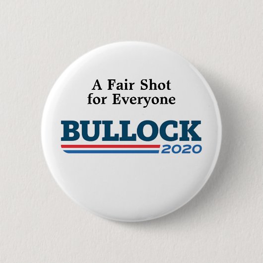 Steve Bullock 2020 Ronde Button 5,7 Cm (Voorkant)