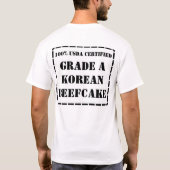 Steve-face Korean Beefcake-shirt T-shirt (Achterkant)