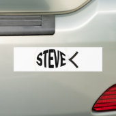 Steve Fish Bumpersticker (Op auto)