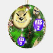 Steve fur ja! keramisch ornament (Links)