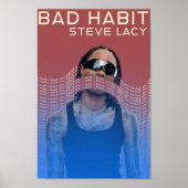 Steve lacy affiche mauvaise habitude (Devant)